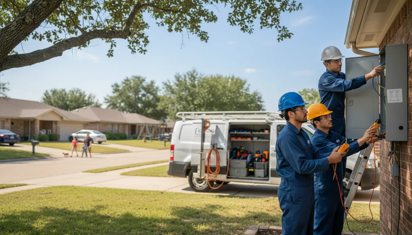 Certified electrician providing emergency electrical services in Medford, OK